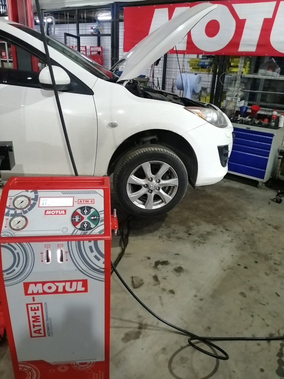 Состояние старого масла АКПП Mazda