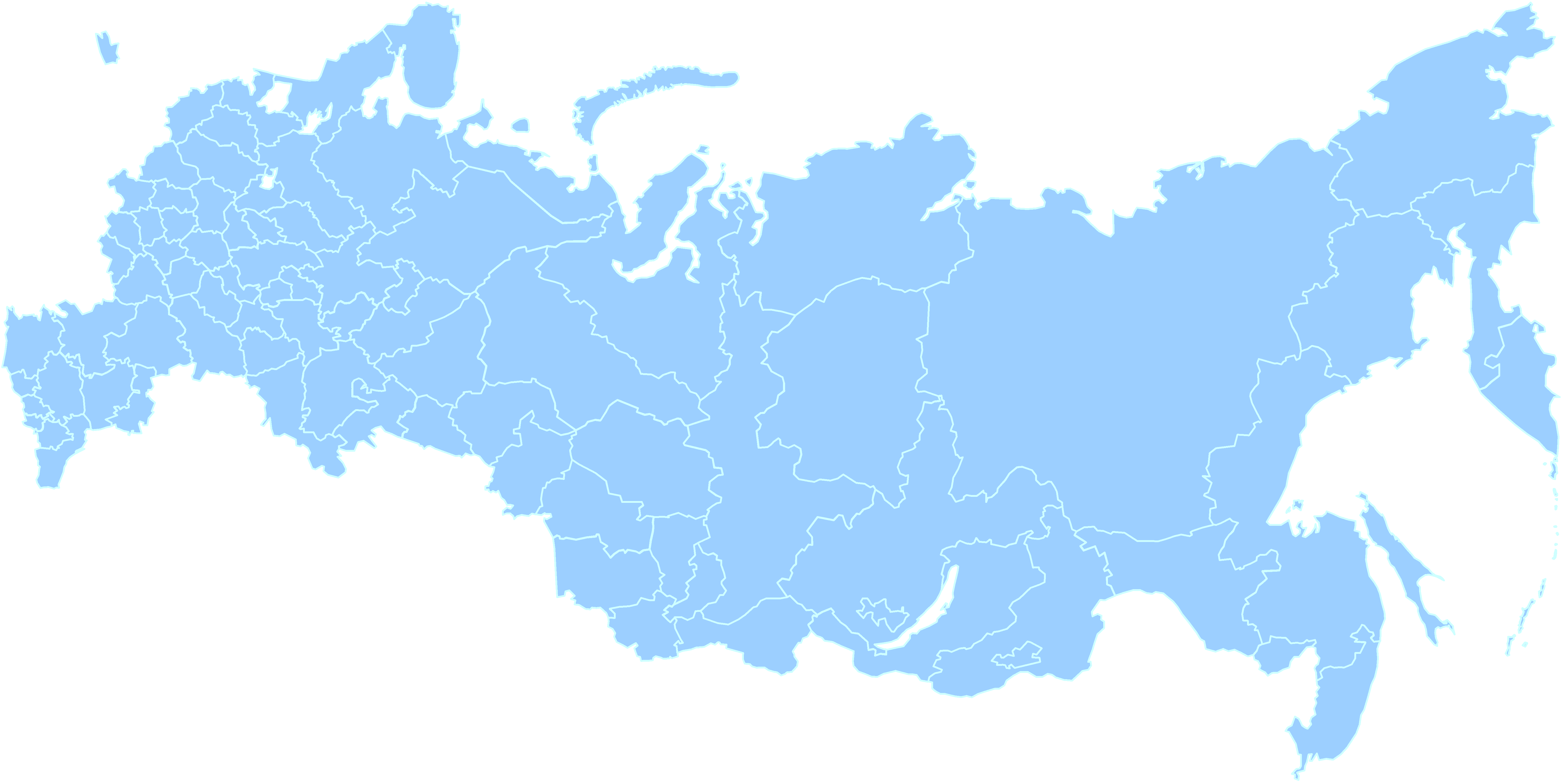 Карта поставок в России