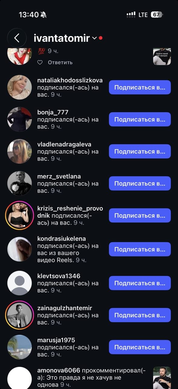 Пример упакованного профиля