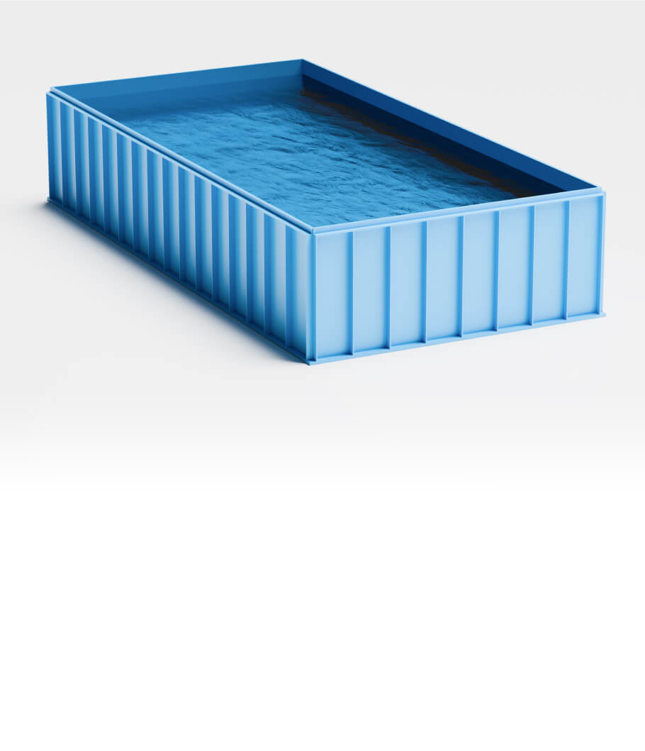 Бассейн из полипропилена