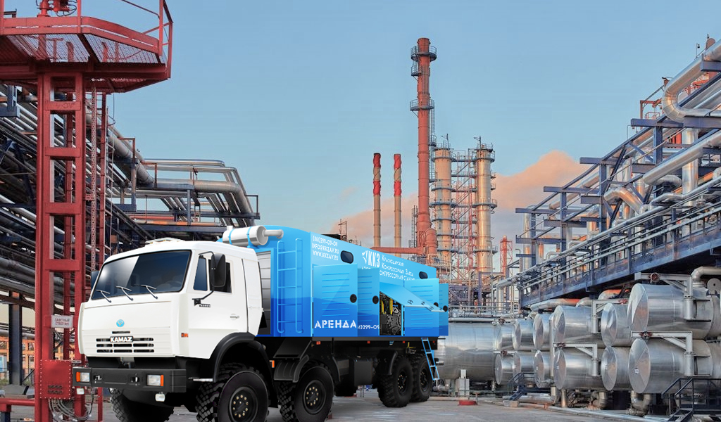 Аренда - Азотные компрессорные станции с профессиональным экипажем