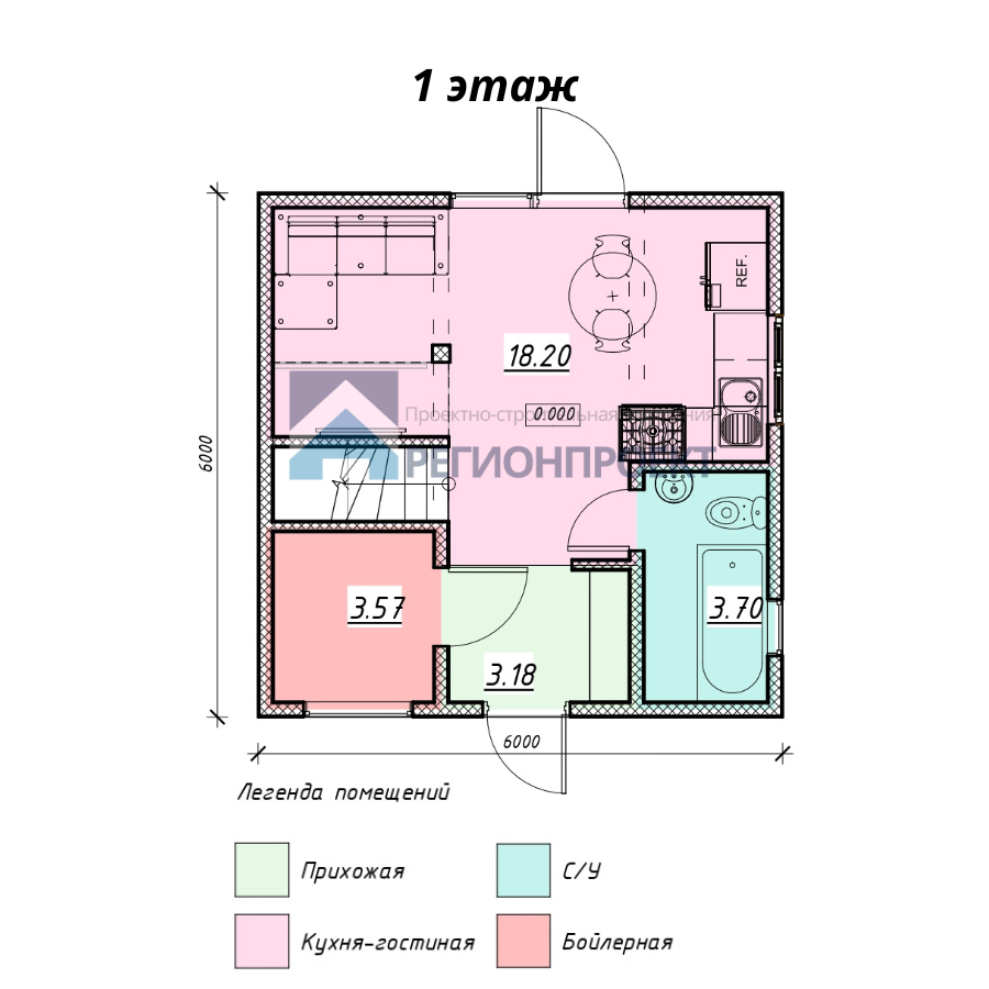 Проект коттеджа 