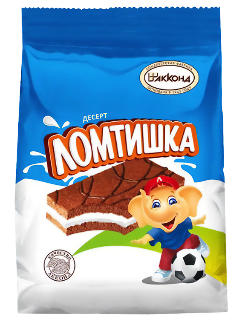 упаковка десерта Ломтишка