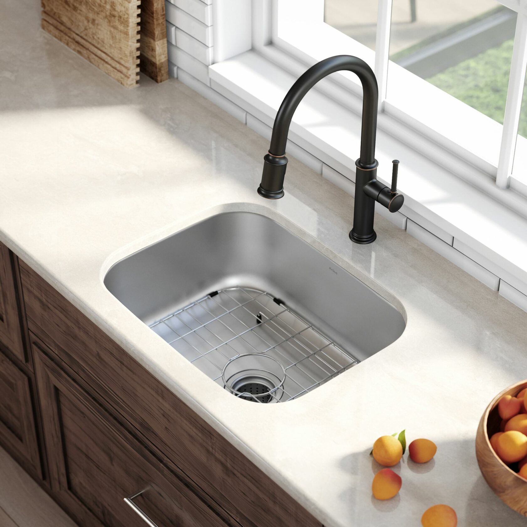 Кухонна мийка Kraus KBU12 - изображение 4