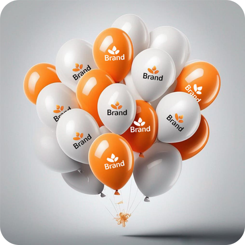 воздушные шары с логотипом