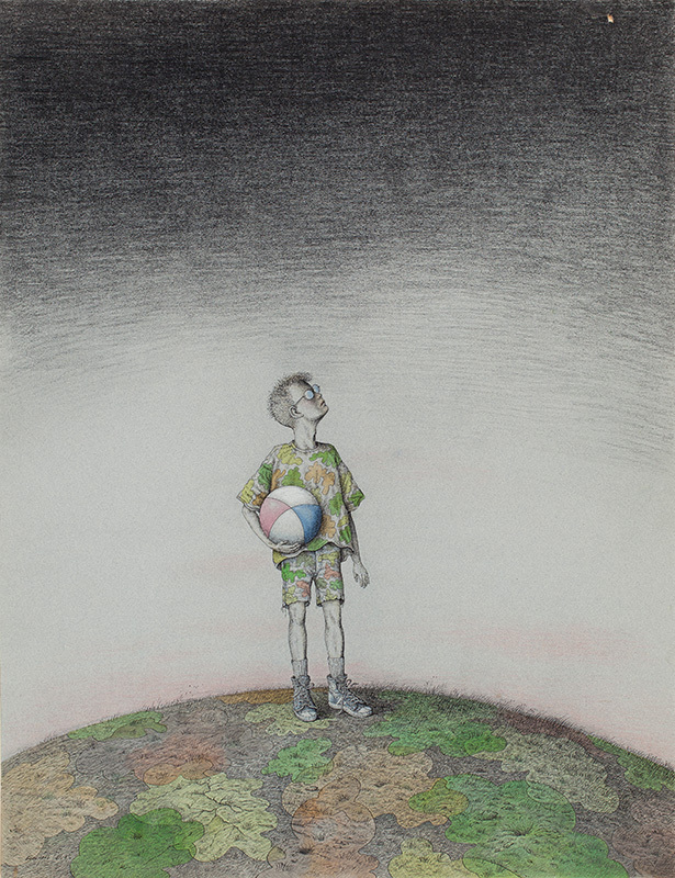 Мальчик с мячом. Из серии «Опасность 2». 1985