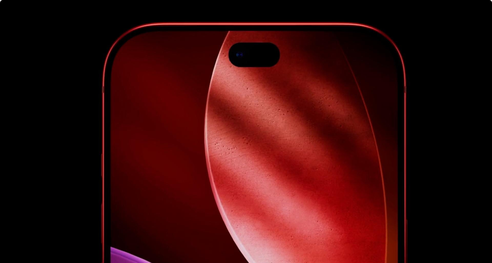 Фронтальная панель iPhone с Dynamic Island