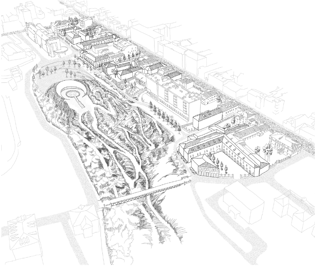 Ilyinskaya Street. Pochayinsky ravine