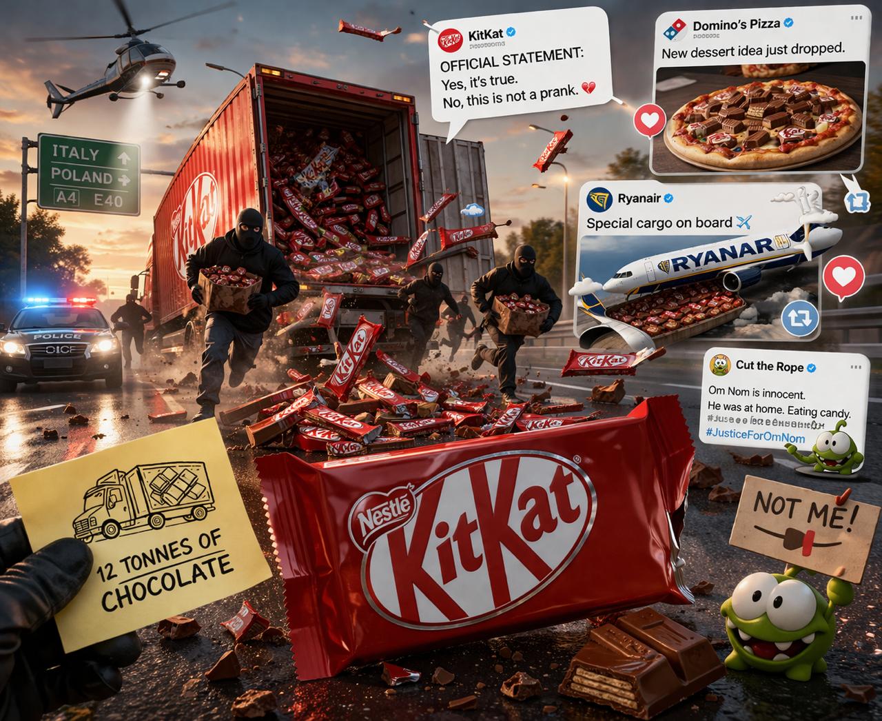 Как плохая новость превратилась в бесплатный охват: кейс KitKat и украденных 12 тонн шоколада