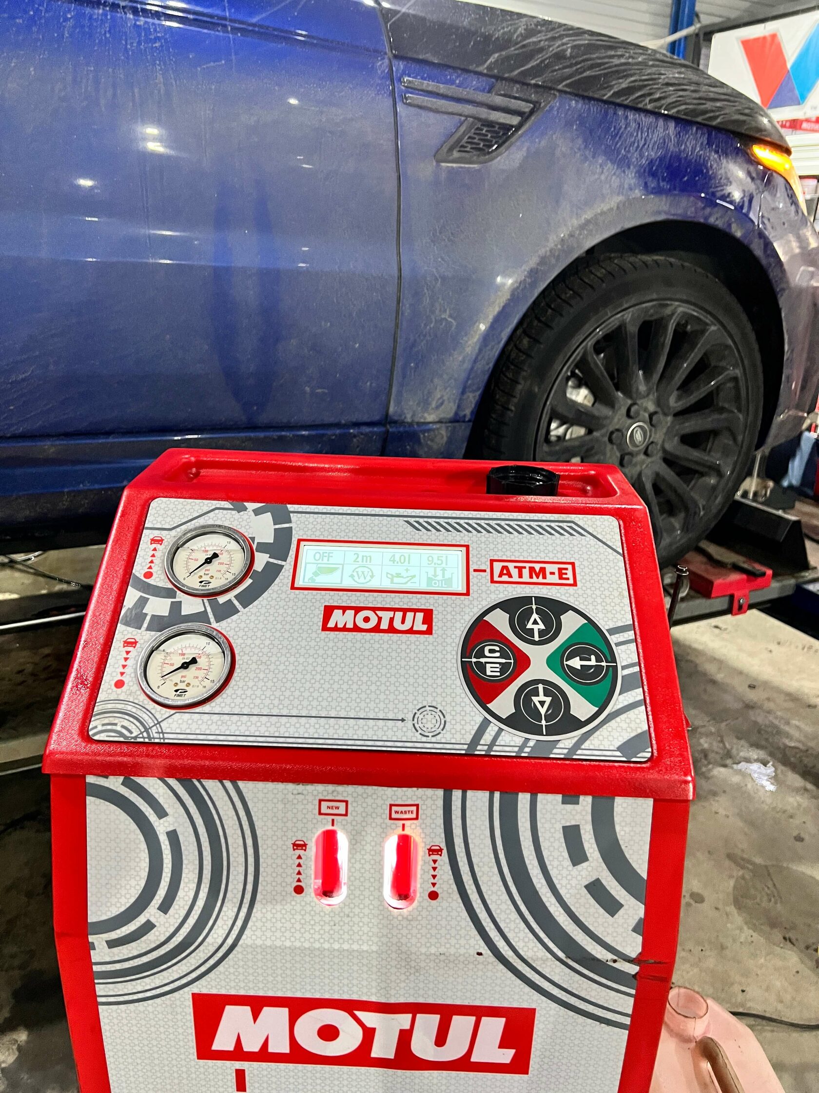 Результат обслуживания АКПП Range Rover