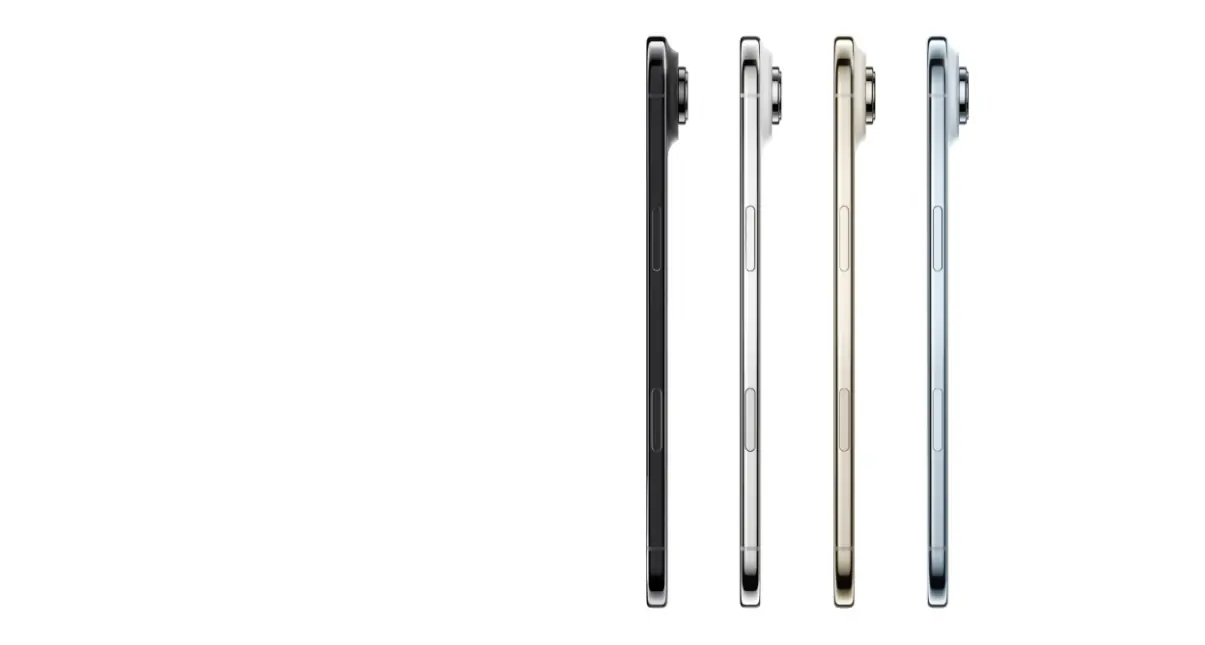 Все четыре цвета iPhone Air вместе