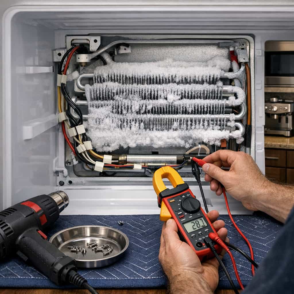 Sub-Zero refrigerator control board and electronics diagnostic
