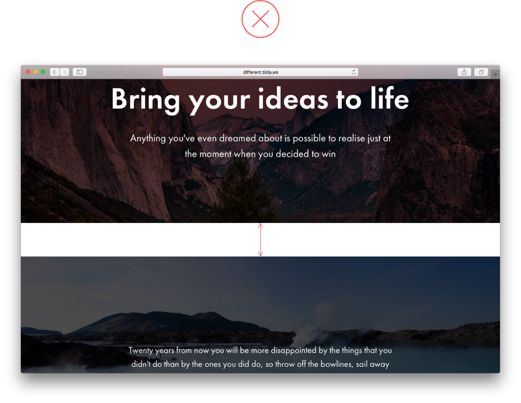 Full Screen image product Page.