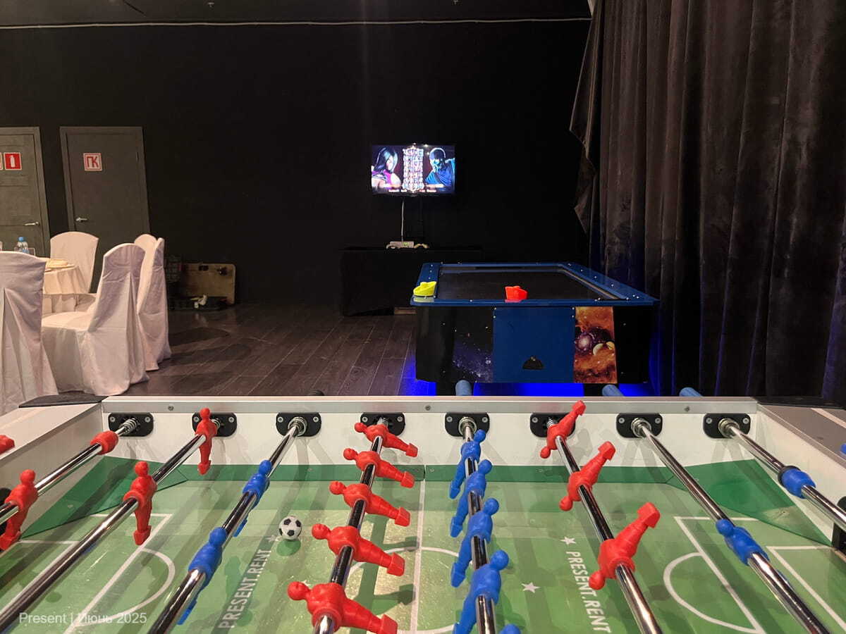 Прокат настольного футбола на школьное мероприятие