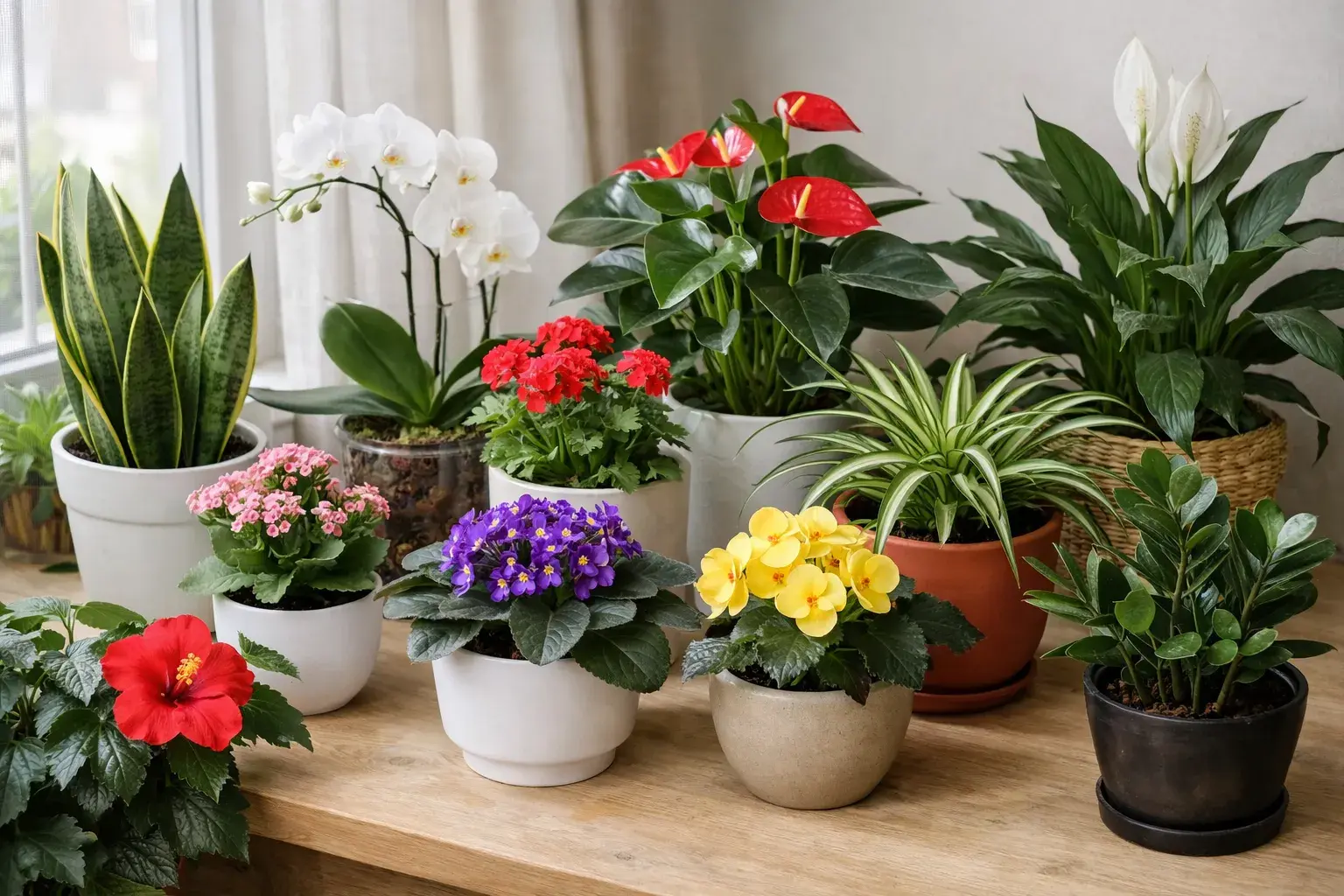 Какие цветы можно выращивать дома