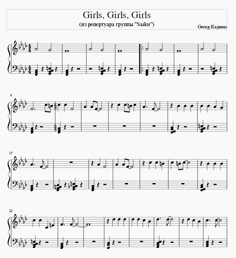 Girls, Girls, Girls