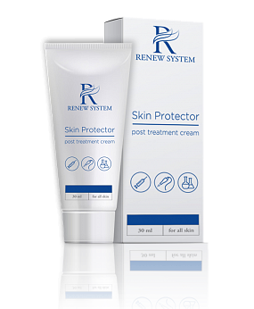 Renew System Skin-Protector - увлажняющий крем-протектор для кожи. Для защиты кожи после процедуры.