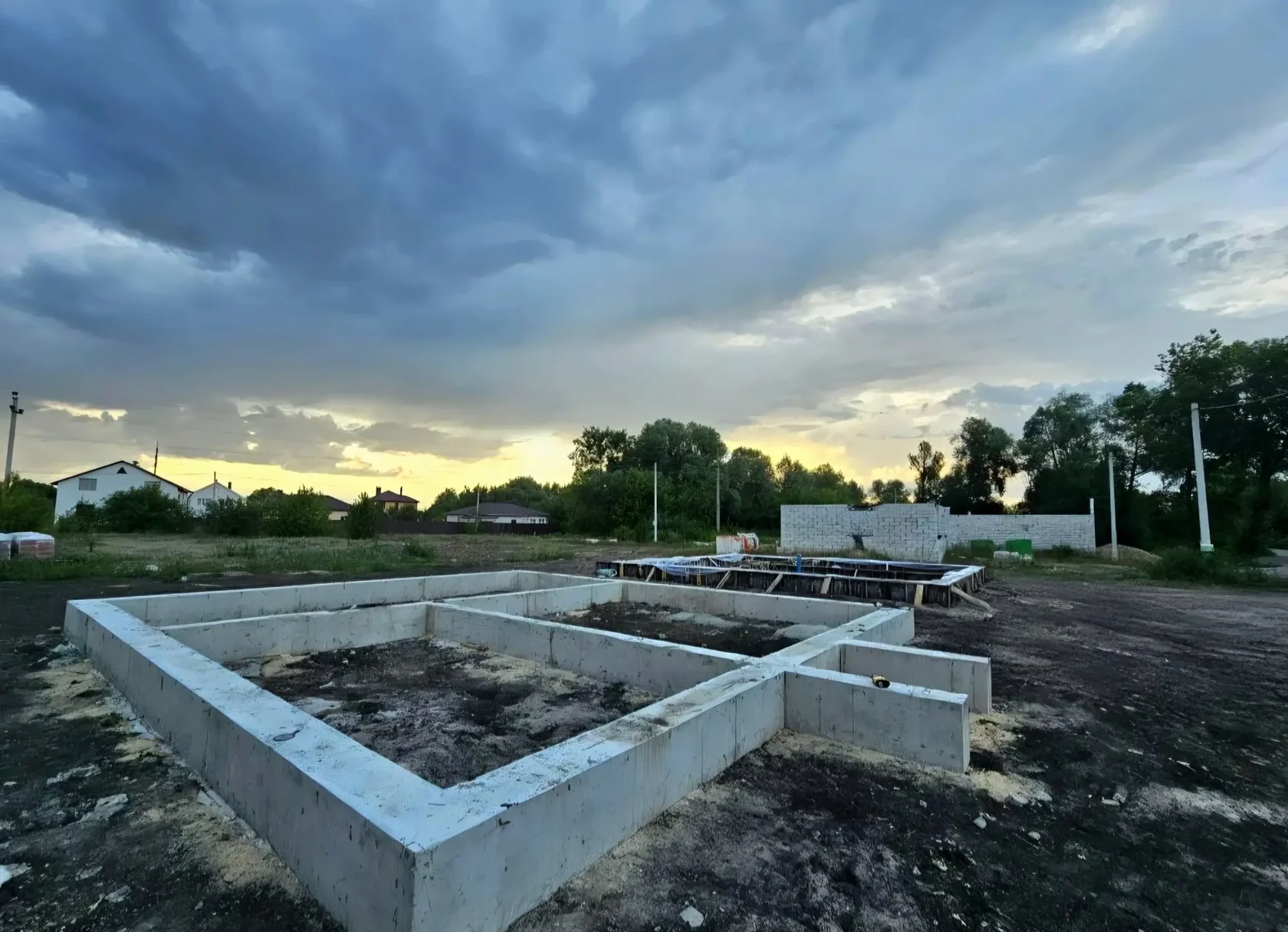 Строительство фундаментов в Воронеже: фото объекта 1
