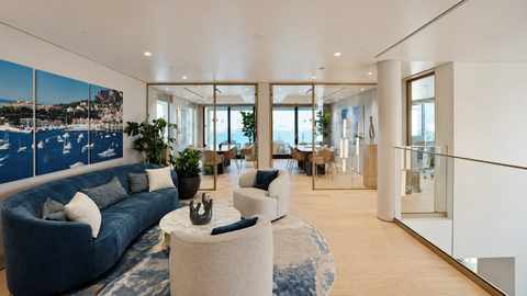 Private Lounge - custom DOMA rug, Abu Dhabi waterfront residence
