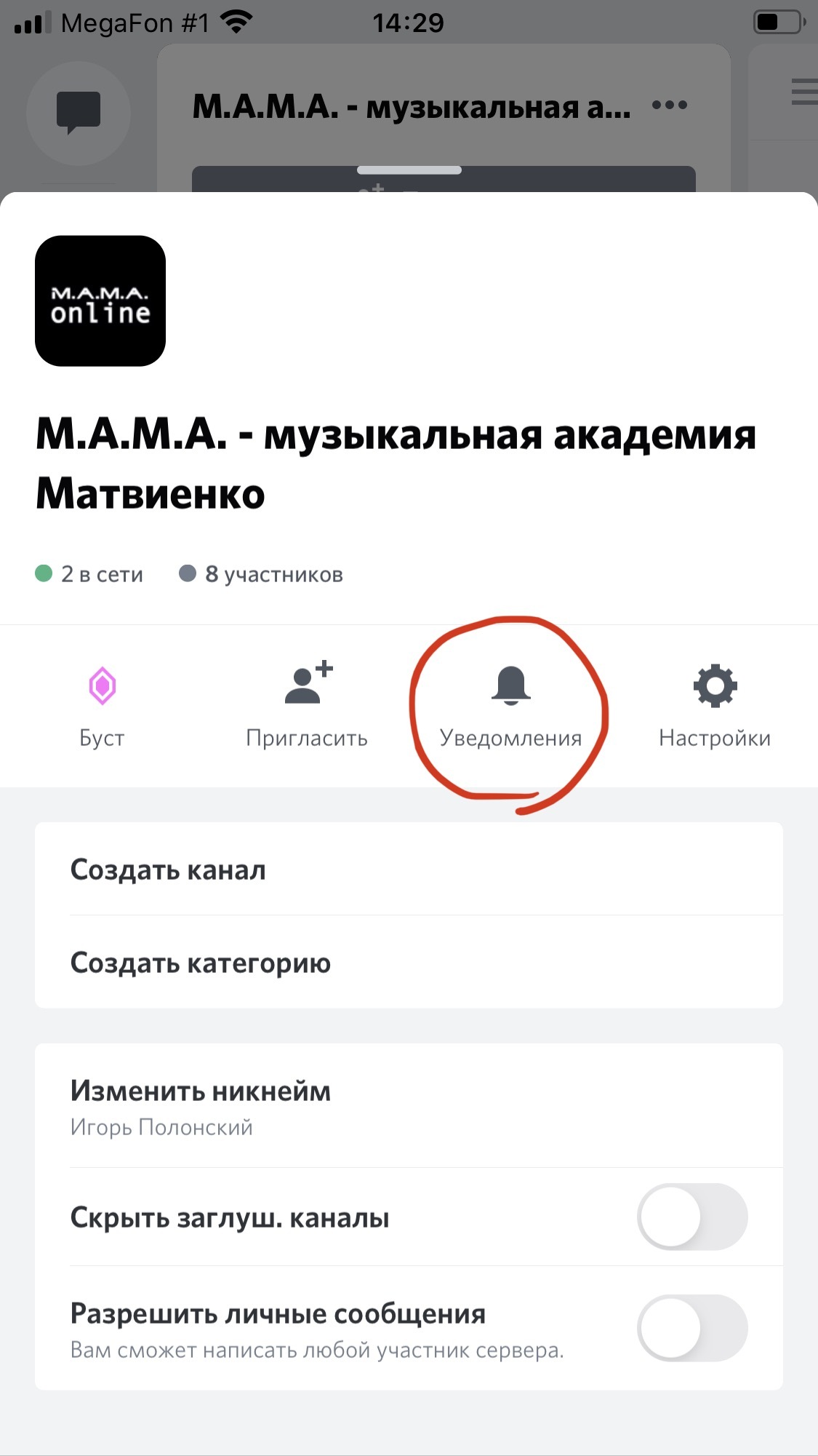 Discord для работы в команде