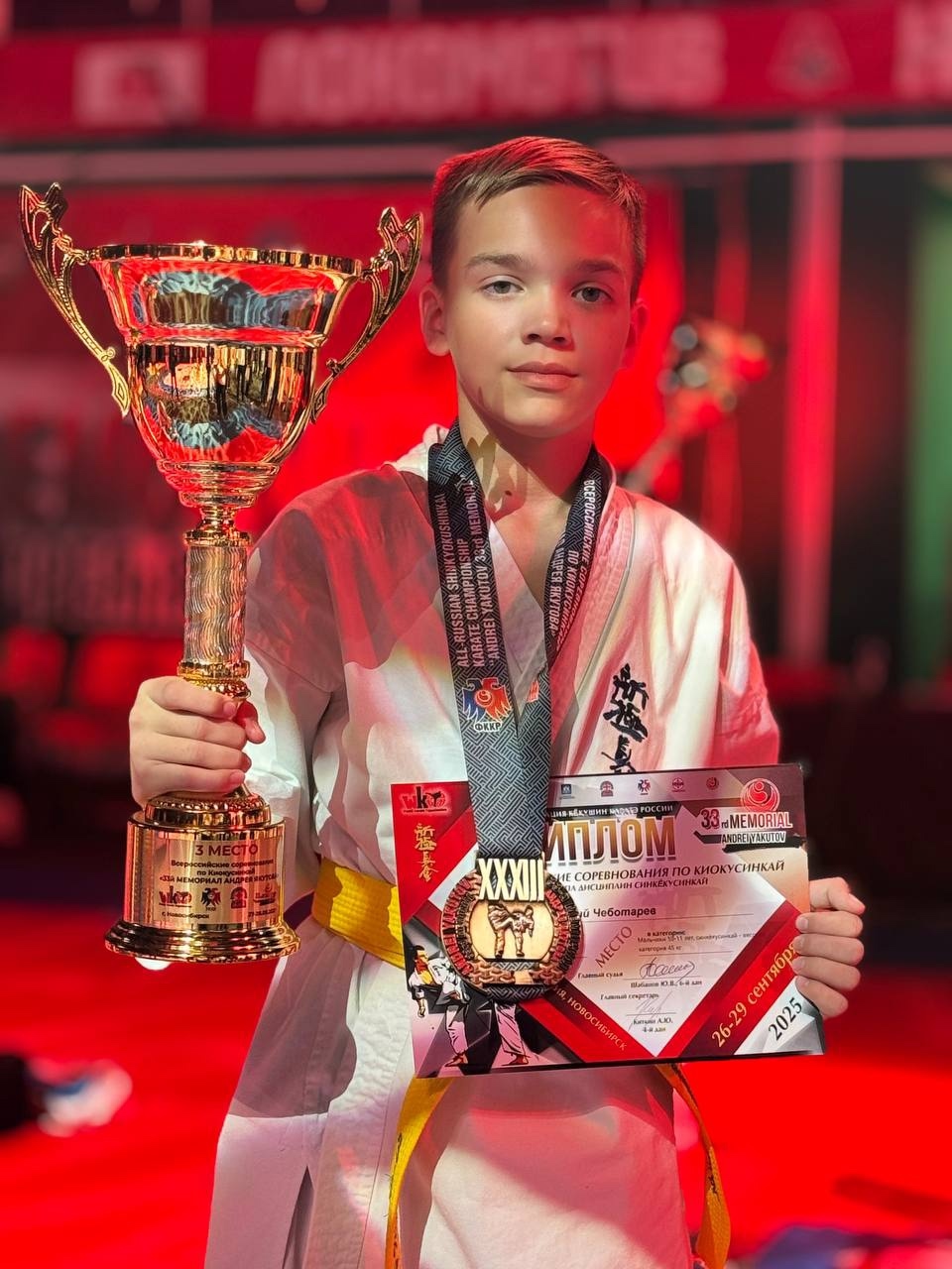 Чеботарев Евгений - бронзовый призёр всероссийских соревнований
