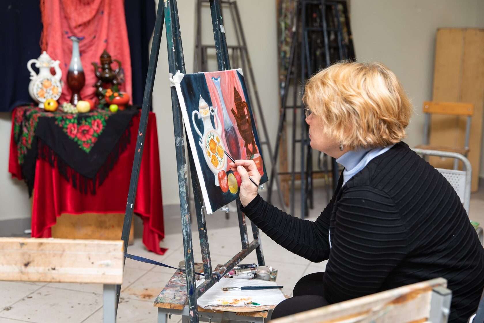 Творческий мастер-класс по рисованию в рамках образовательного проекта