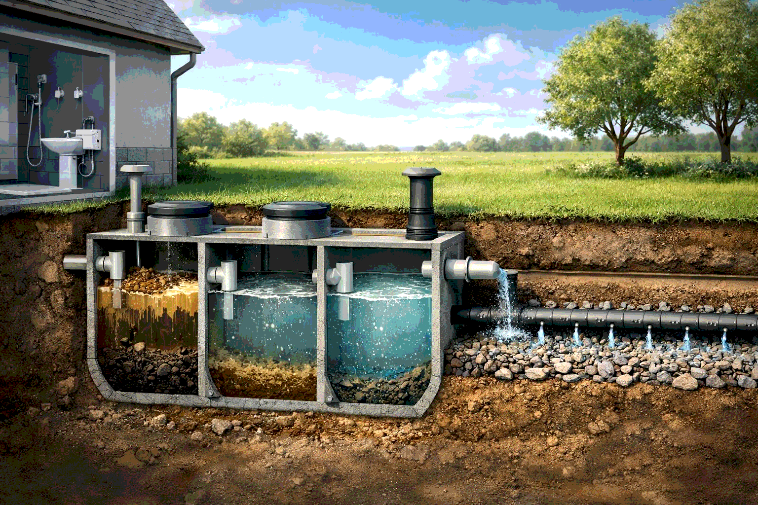 Колодец во дворе