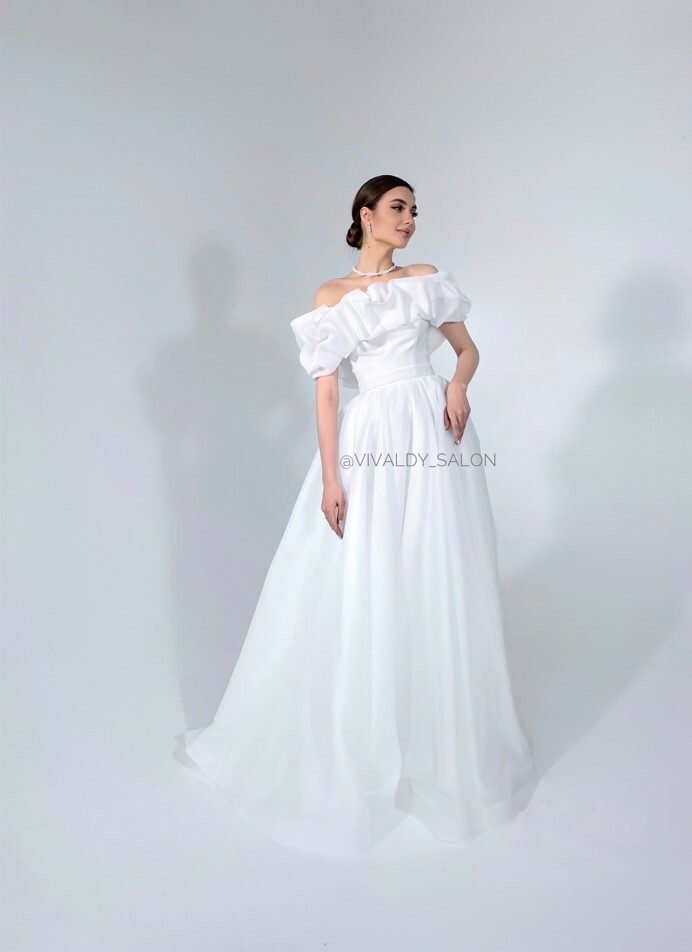 свадебное платье минимализм 2023