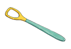 скребок для чистки языка