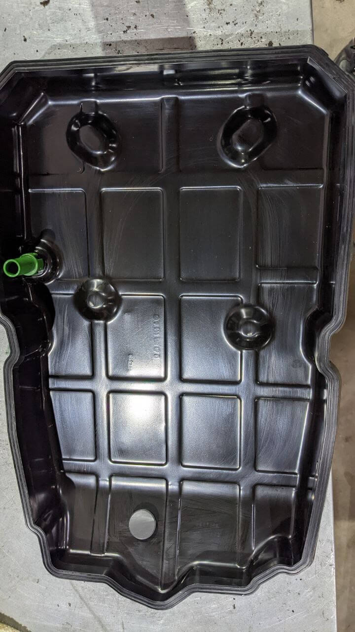 Очистка поддона и магнитов