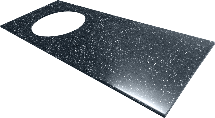 Вырезы под мойку столешницы из цельного камня премиум класса Столешкин