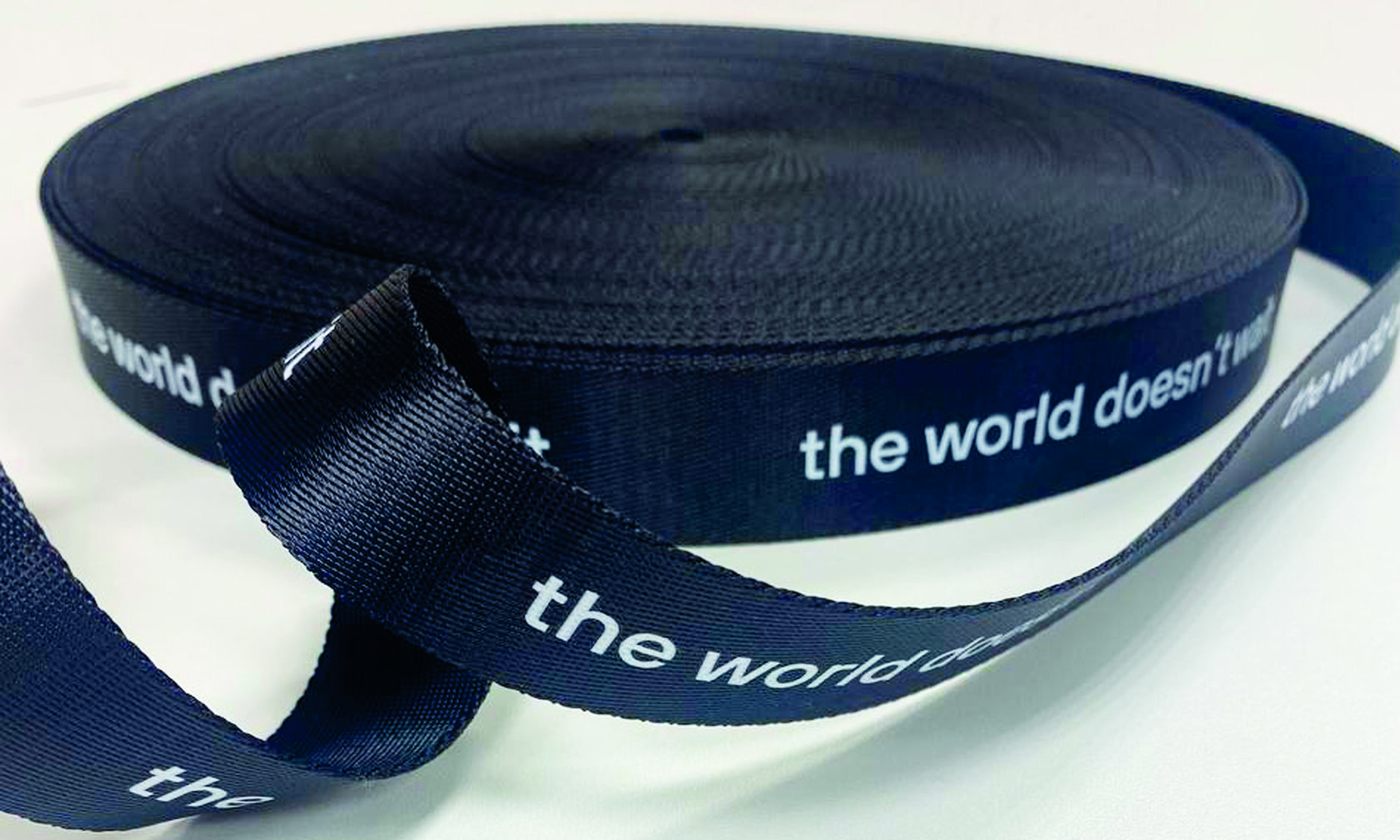 Печать на ленте, стропе