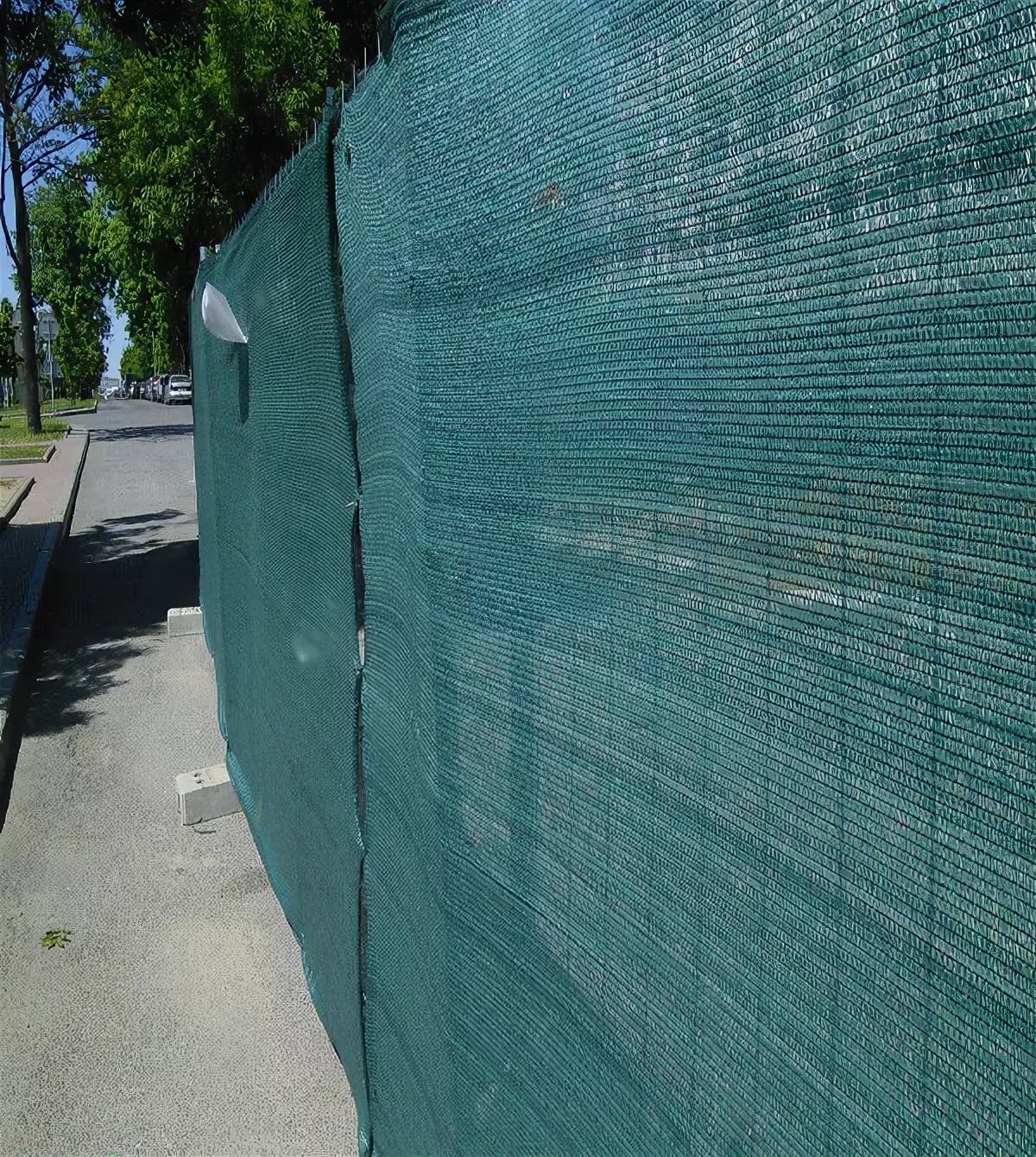 Сетка затеняющая фасадная (защитная) 80 г/м2, 4м x 5м