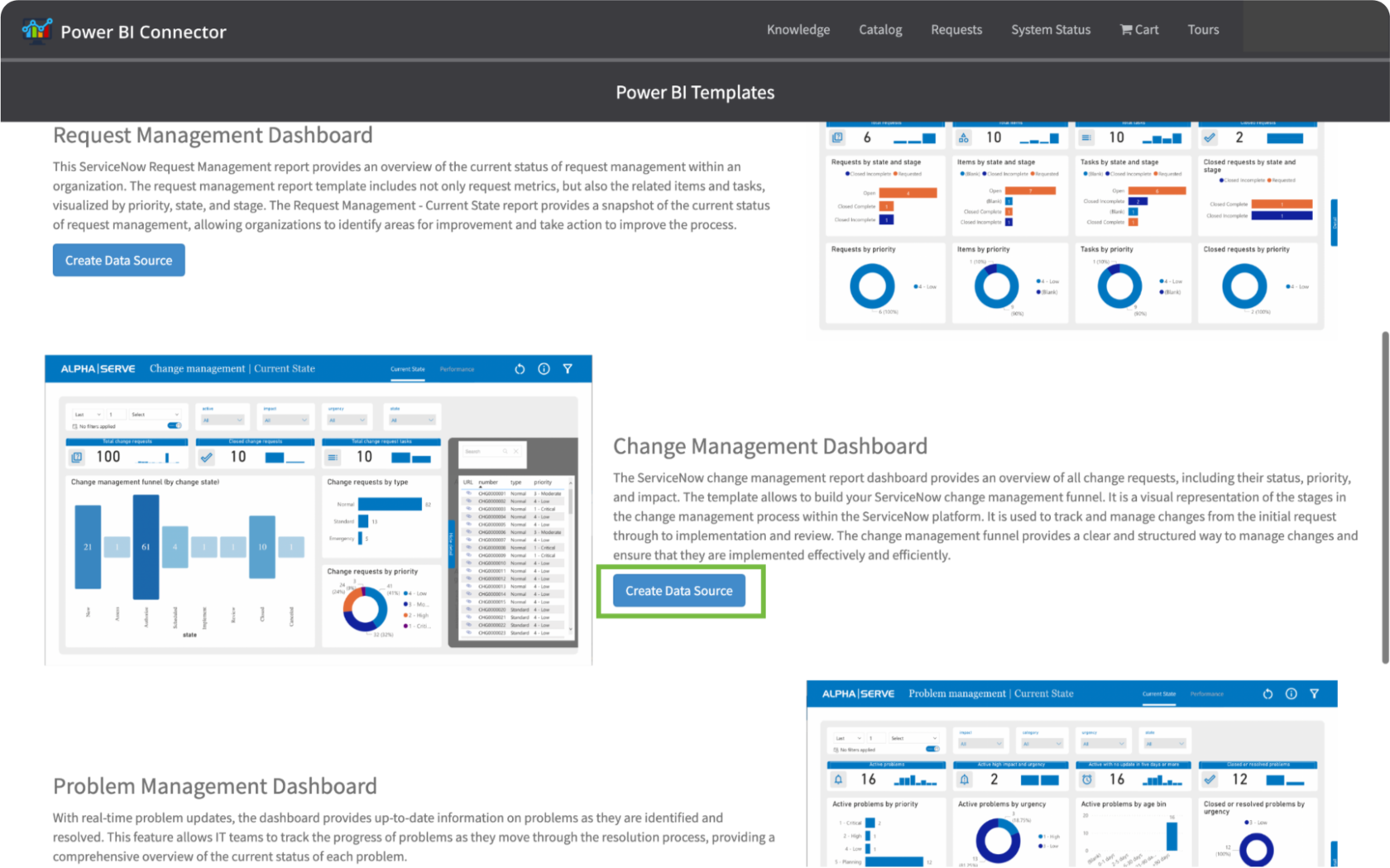 Create ServiceNow Change Management Report in Power BI with a pre-build ...