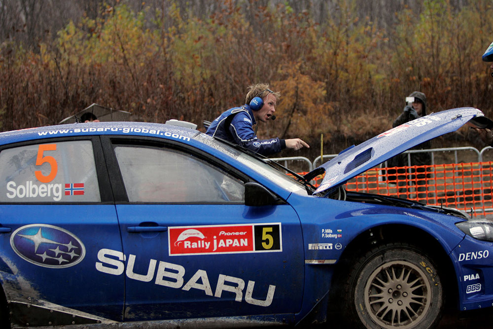 Петтер Сольберг, Subaru Impreza S14 WRC '08 (1 WRC), ралли Япония 2008