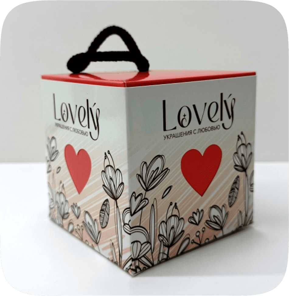 Коробка с прорезными элементами и интересным открытием