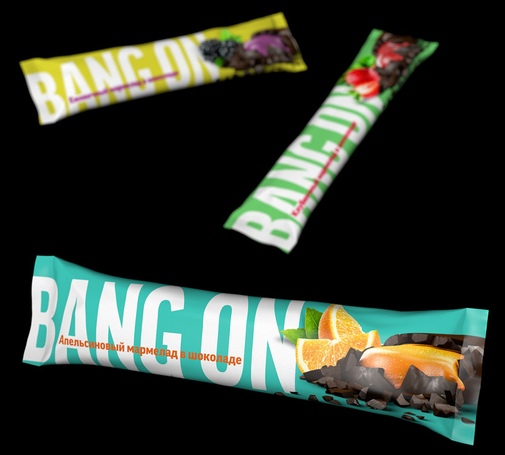 Шоколадный батончик Bang On!