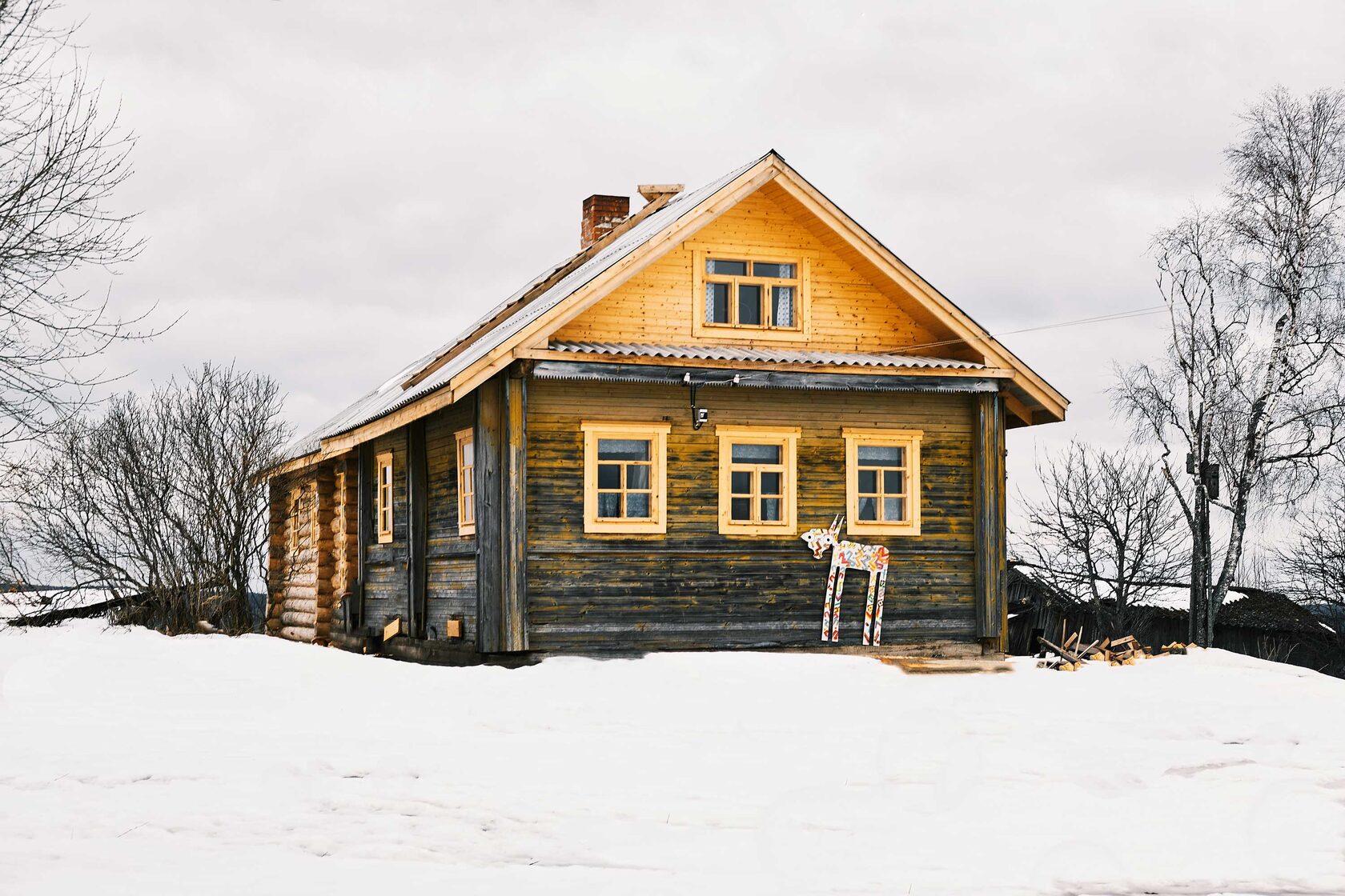 Аренда вепсских избушек