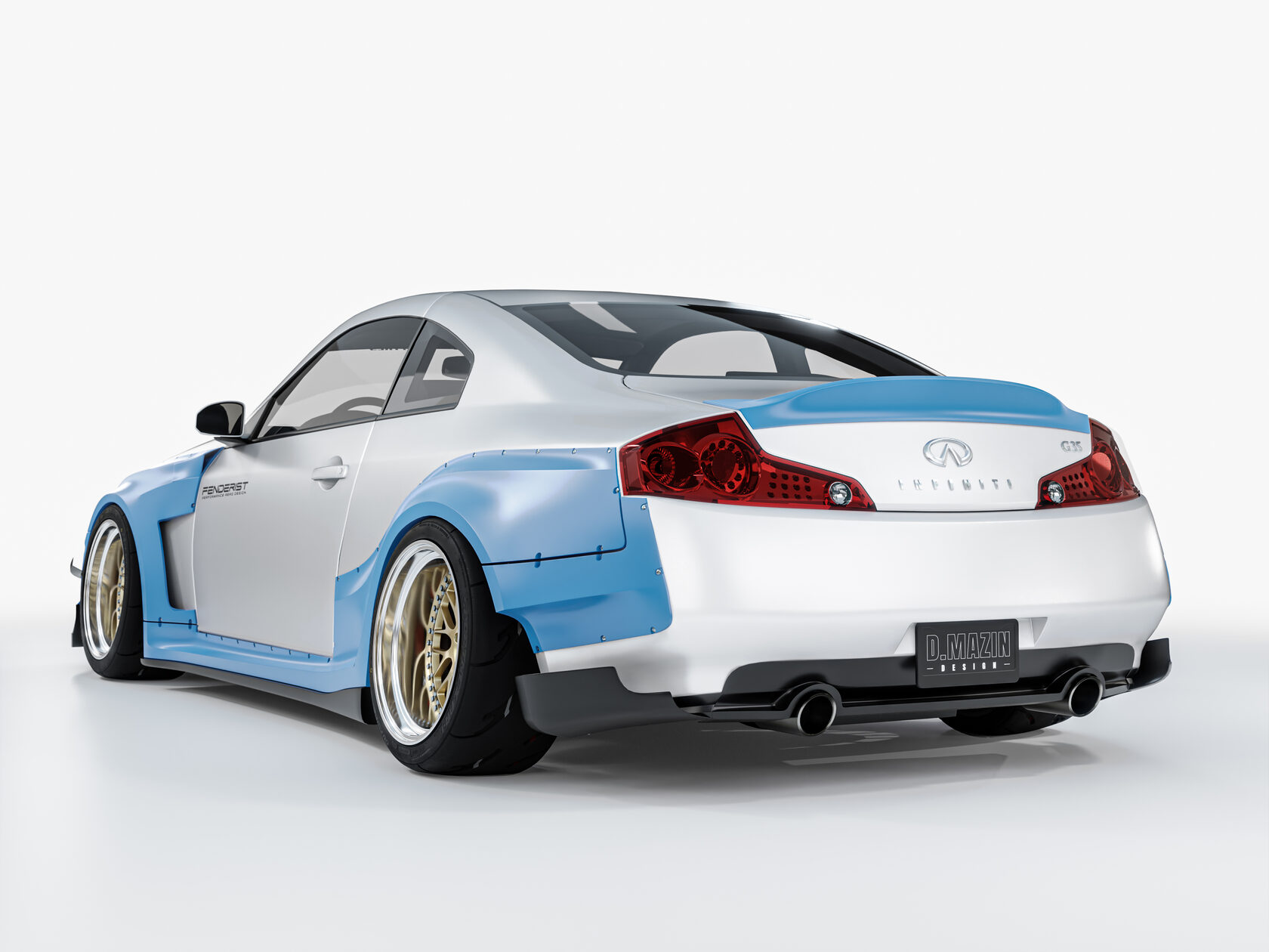 Full Street Set / WIDE BODY KIT INFINITI G35 COUPE / NISSAN SKYLINE V35 ...