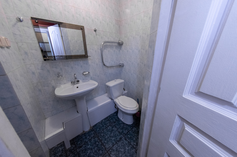 Санузел в номере  санатория-профилактория 