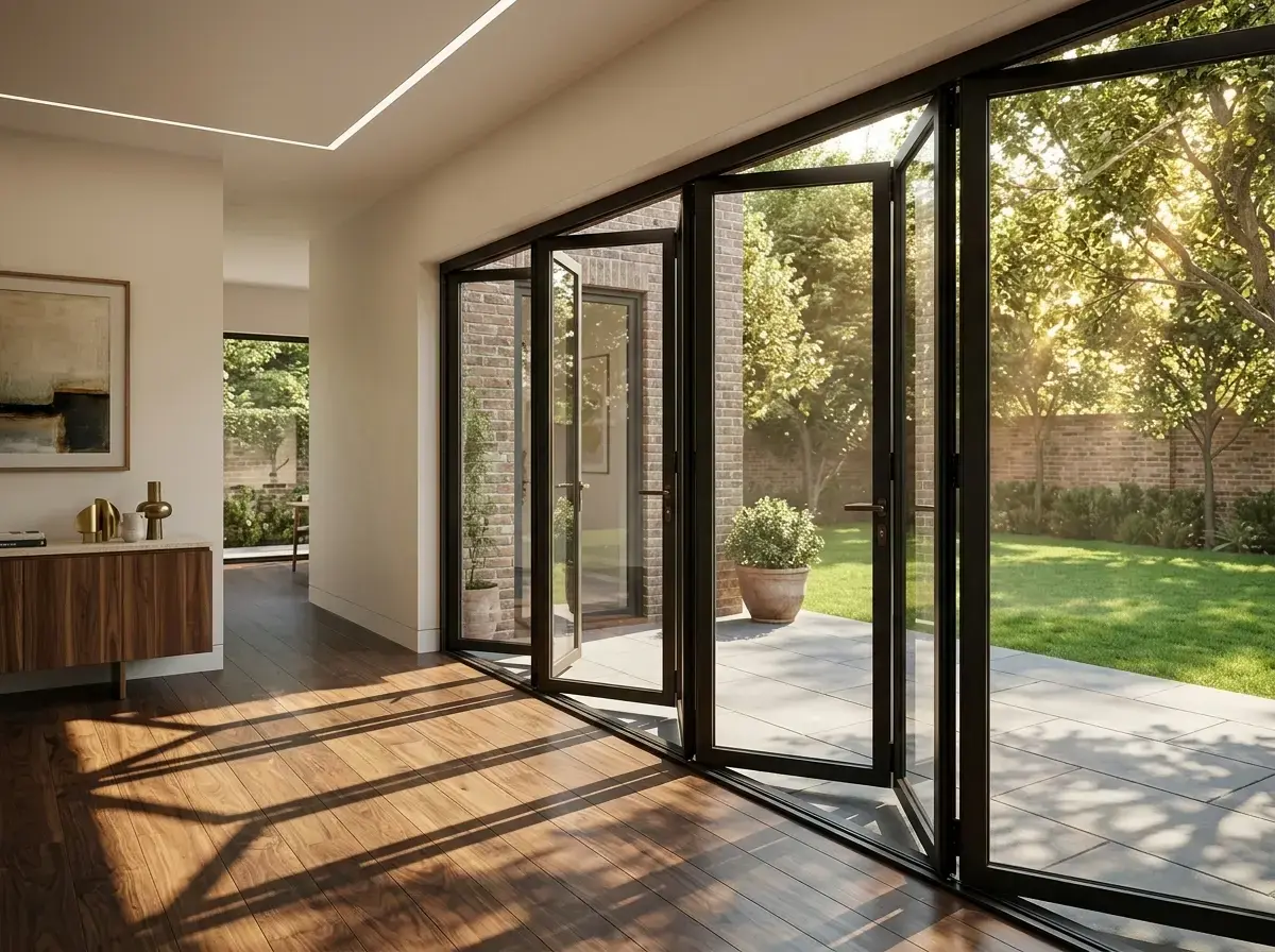 Раздвижные двери на террасу