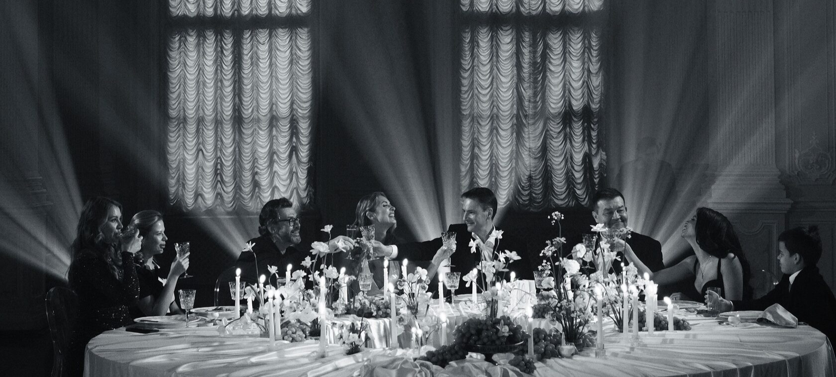 торжественный ужин во дворце в санкт Петербурге