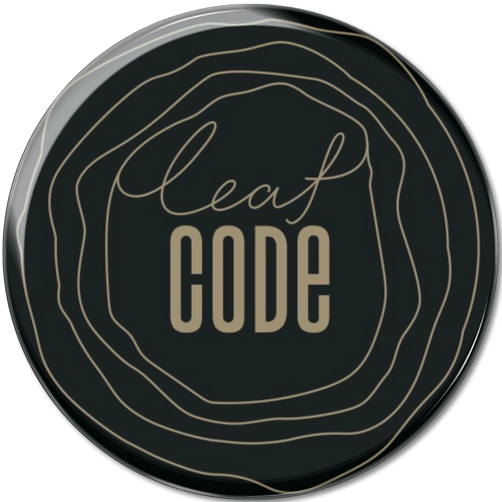 Логотип компании Leaf Code