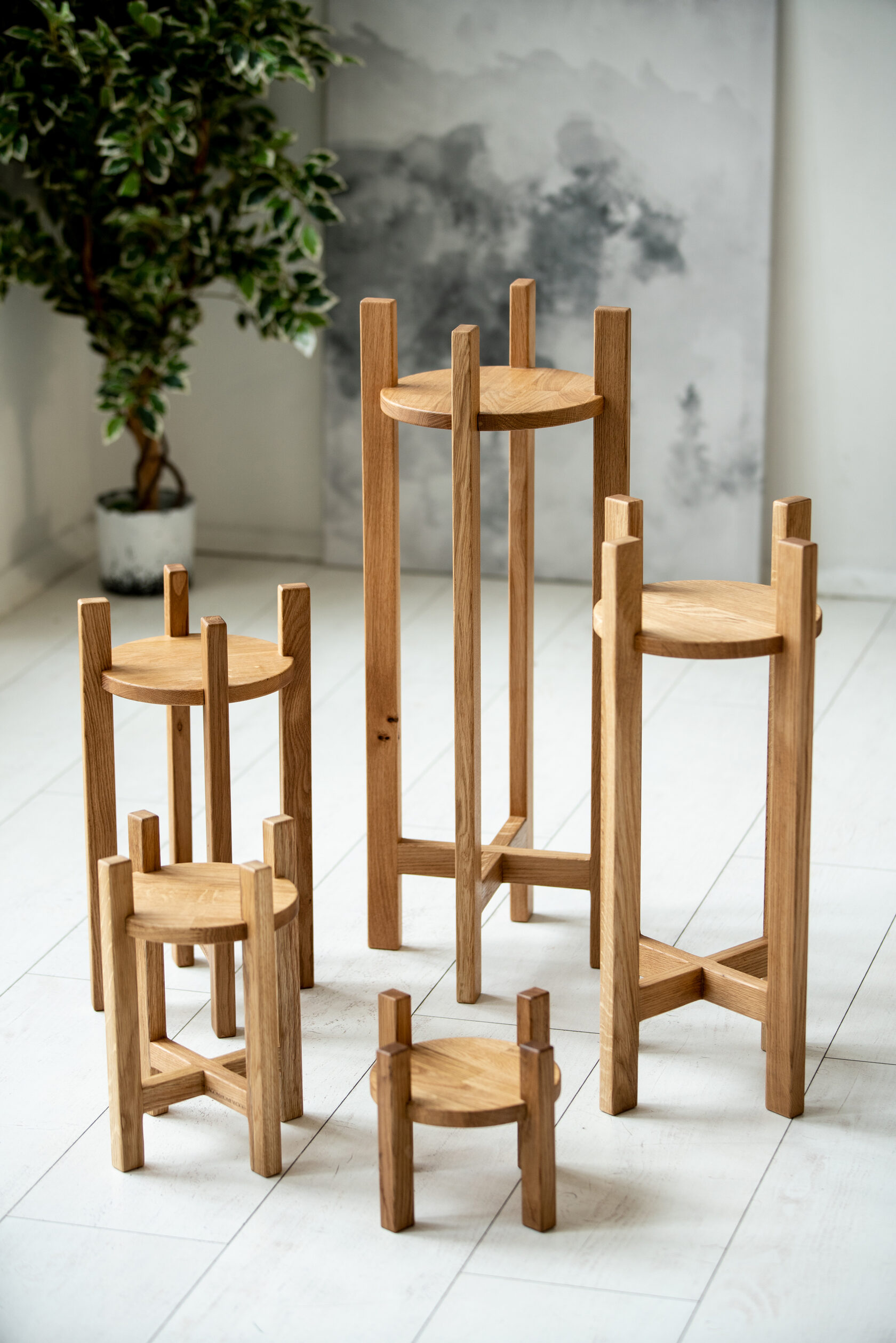 "PanCake" - подставка для цветов и растений, напольная стойка под цветы ...