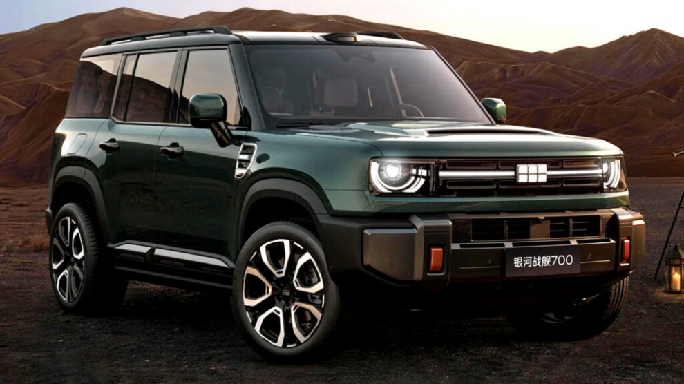 Новый внедорожник от Geely выглядит как Defender, но в два раза мощнее 