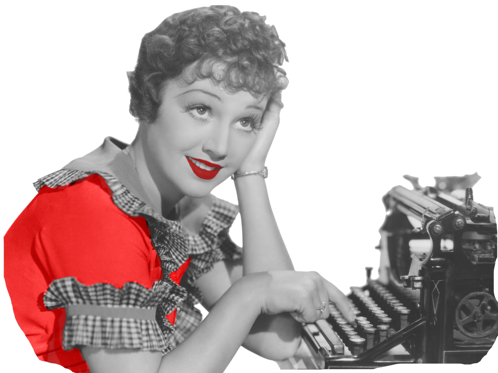 картинка ретро женщина