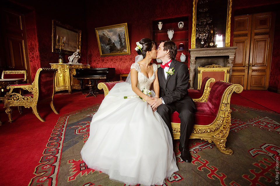 Свадебная фотосессия в особняке Князя Владимира