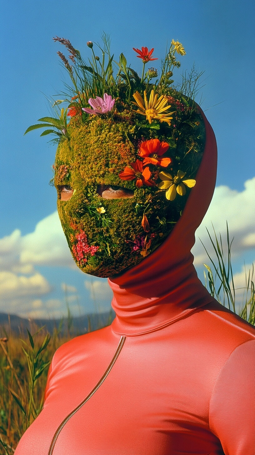 женщина в балаклаве · --sref 1863527691