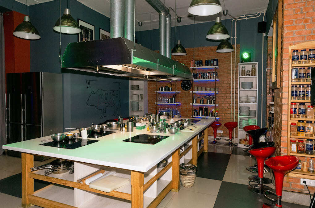 пространство кулинарной студии FoodLoft