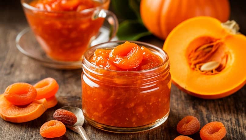 Тыквенный джем с курагой